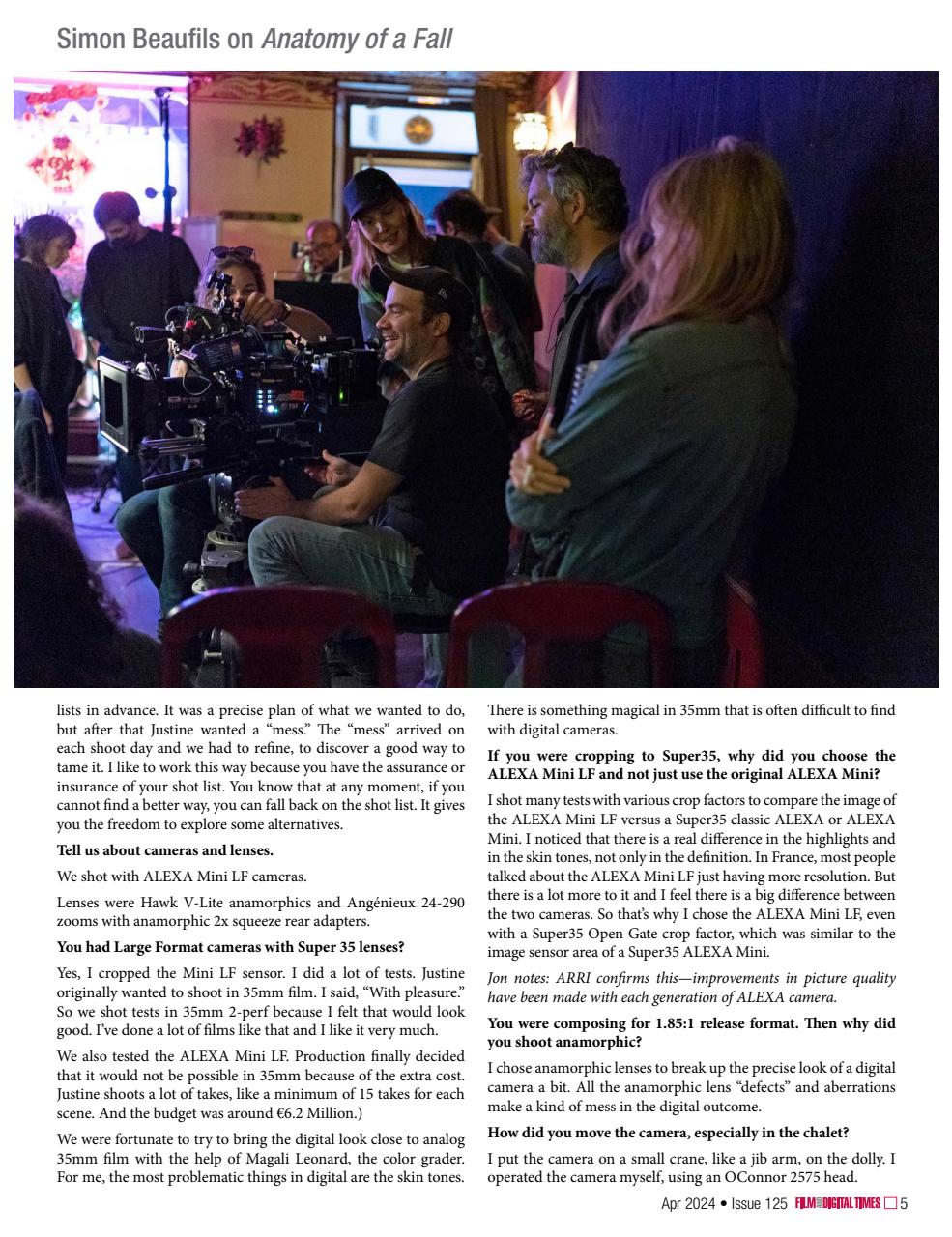 Film and Digital Times Preview Pages