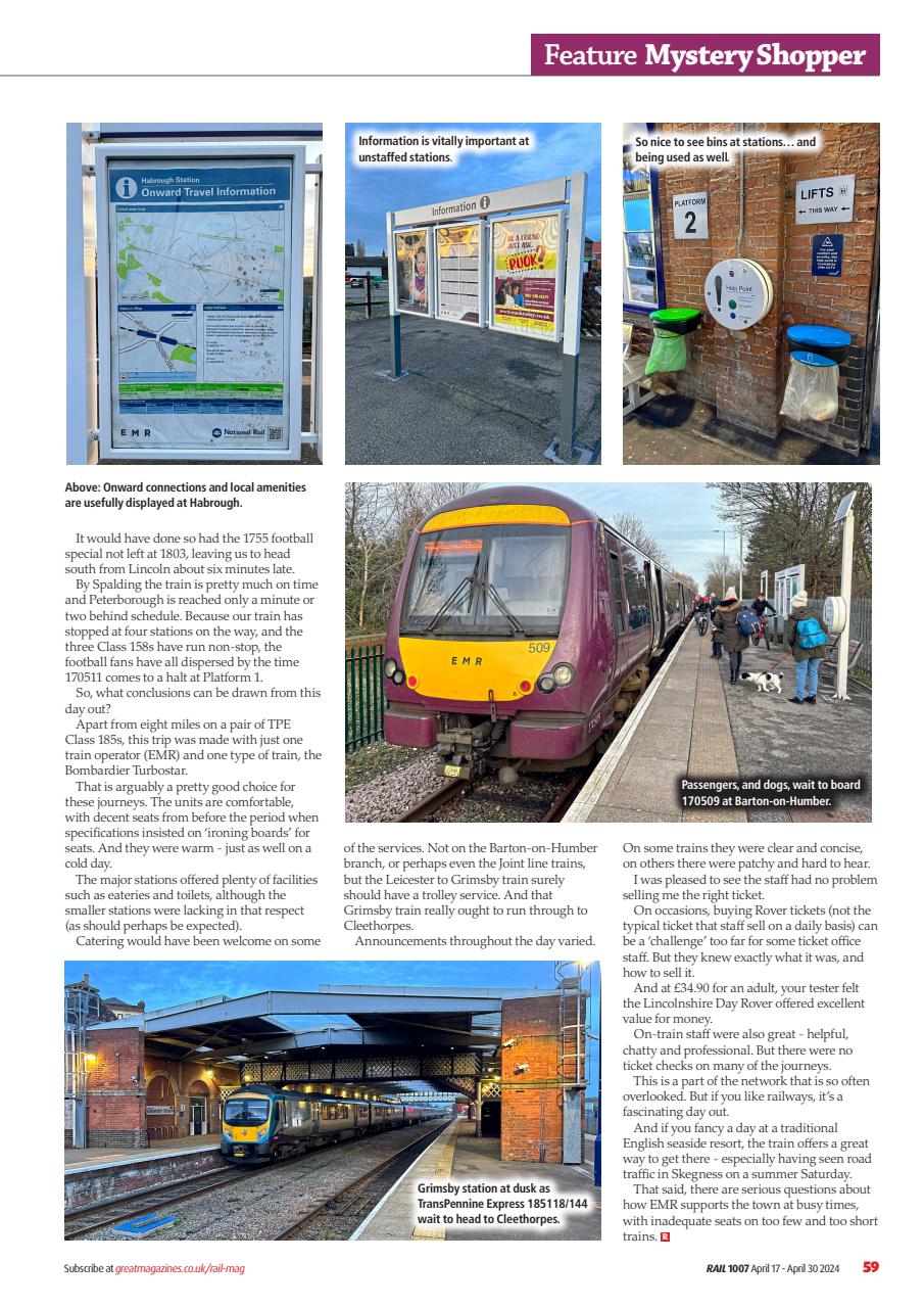 Rail Preview Pages