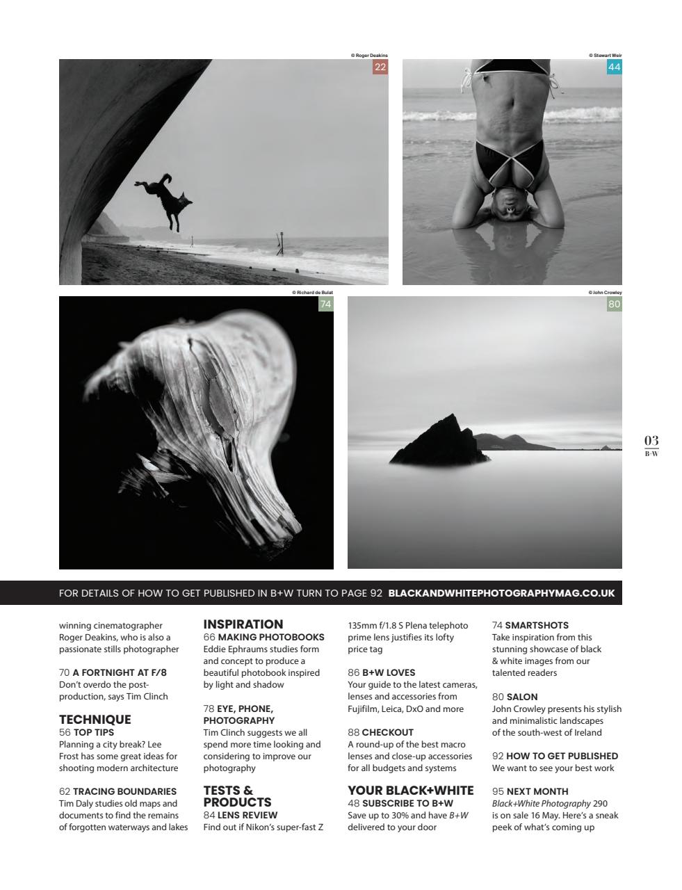 Black+White Photography Preview Pages