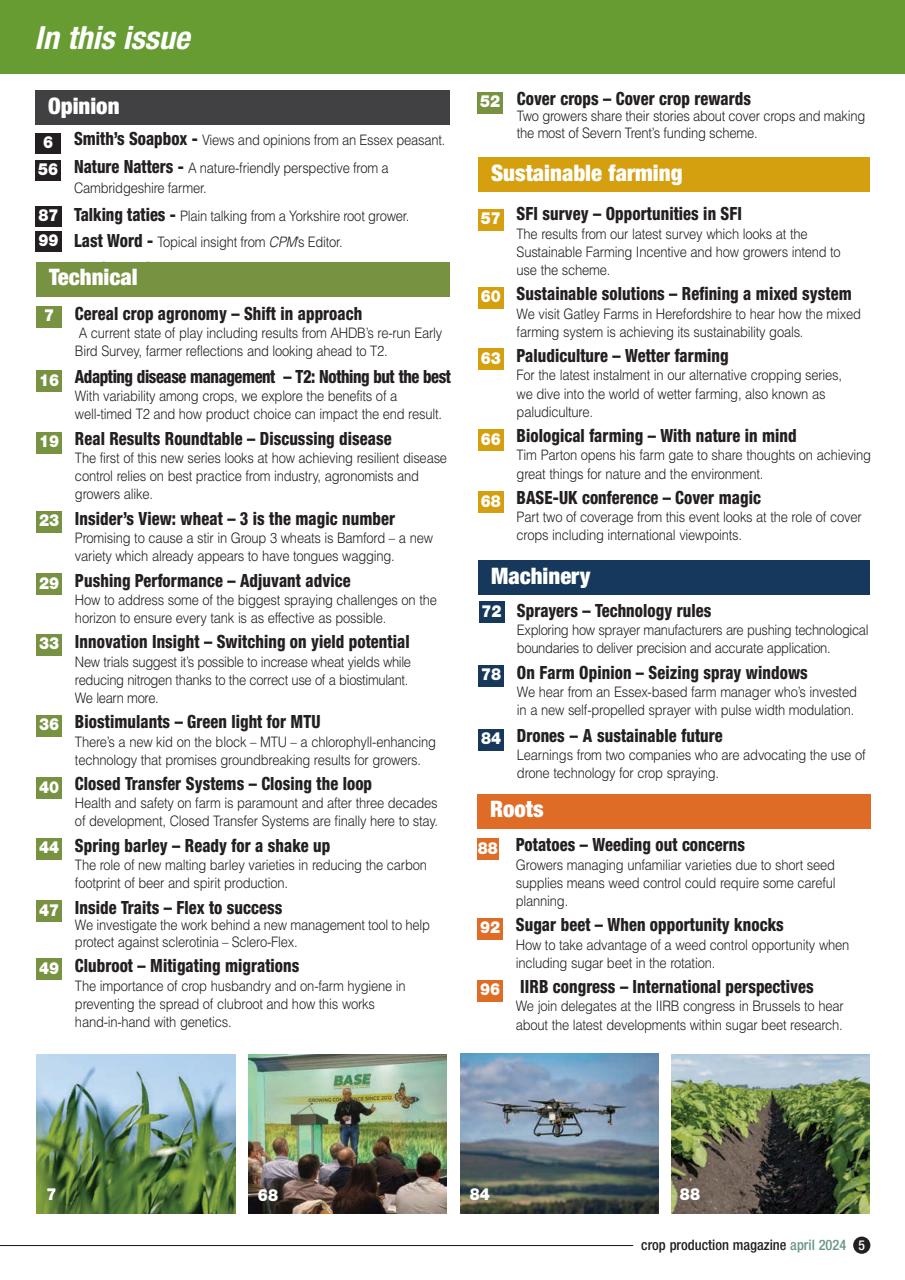 Crop Production Magazine Preview Pages