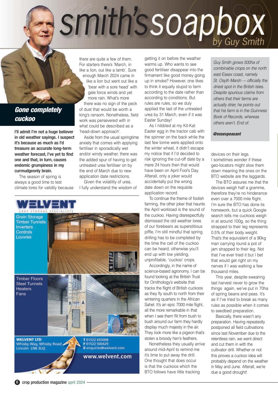 Crop Production Magazine Preview Pages