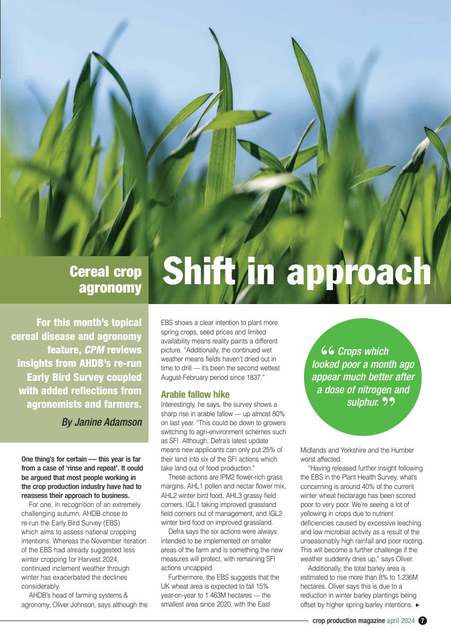 Crop Production Magazine Preview Pages