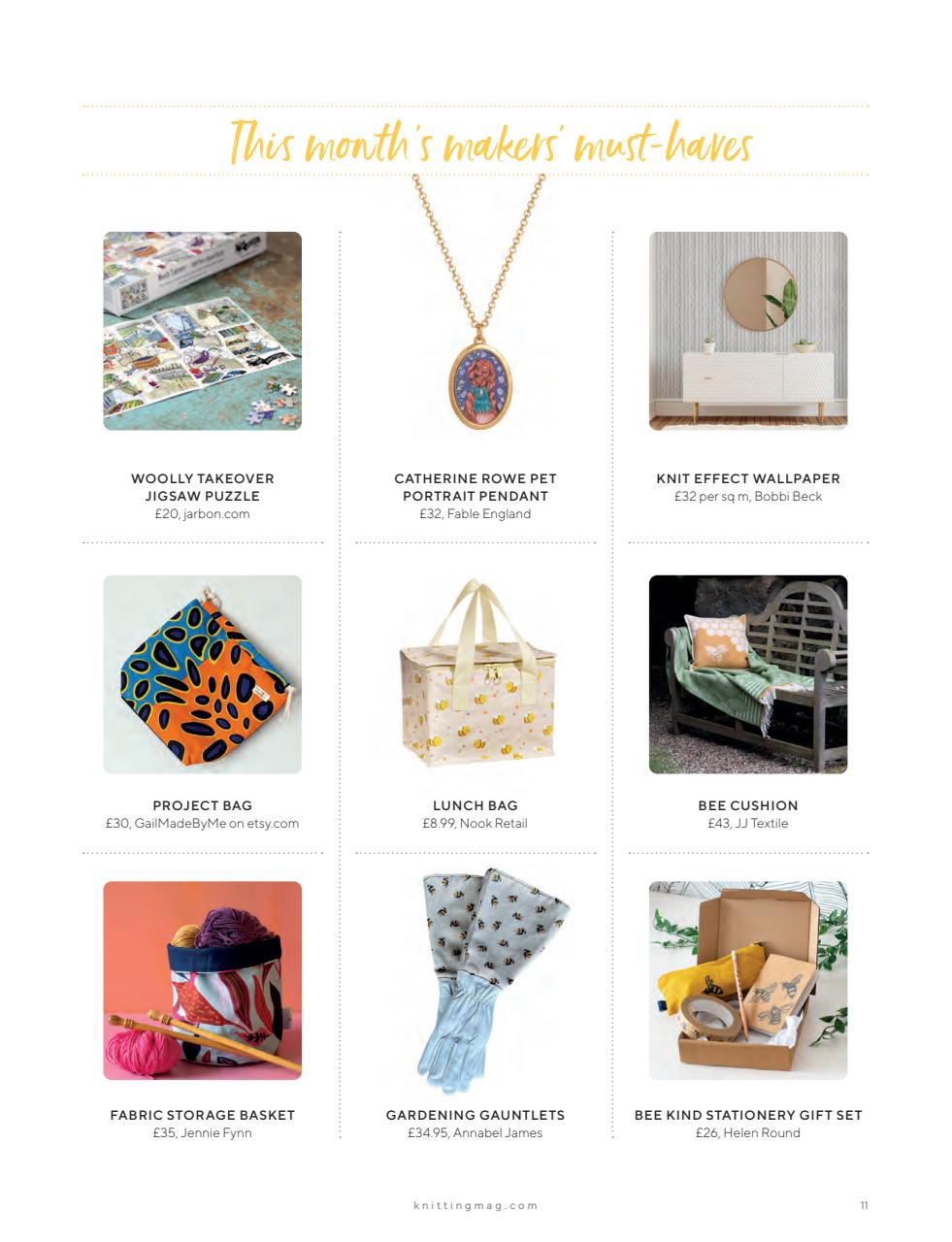 Knitting Preview Pages