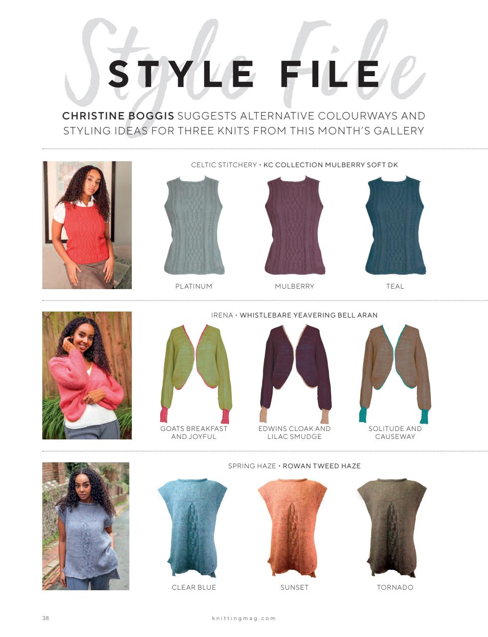 Knitting Preview Pages