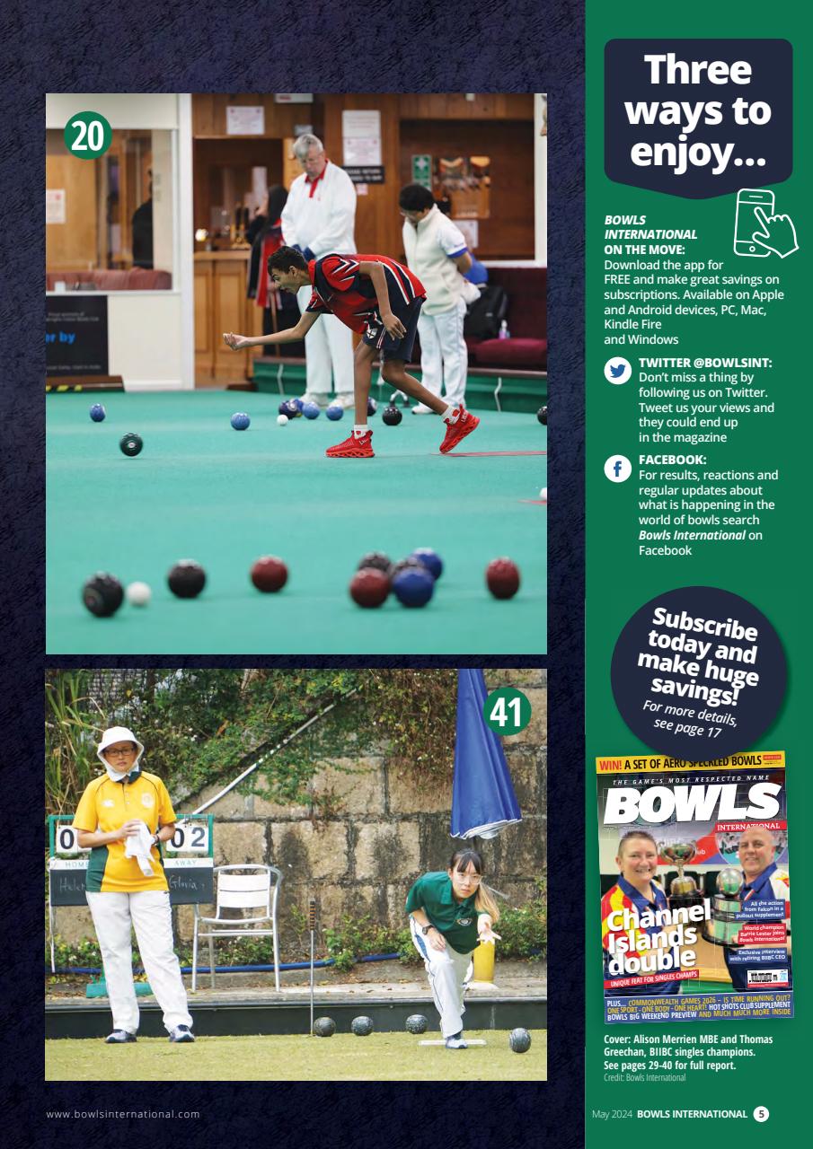 Bowls International Preview Pages