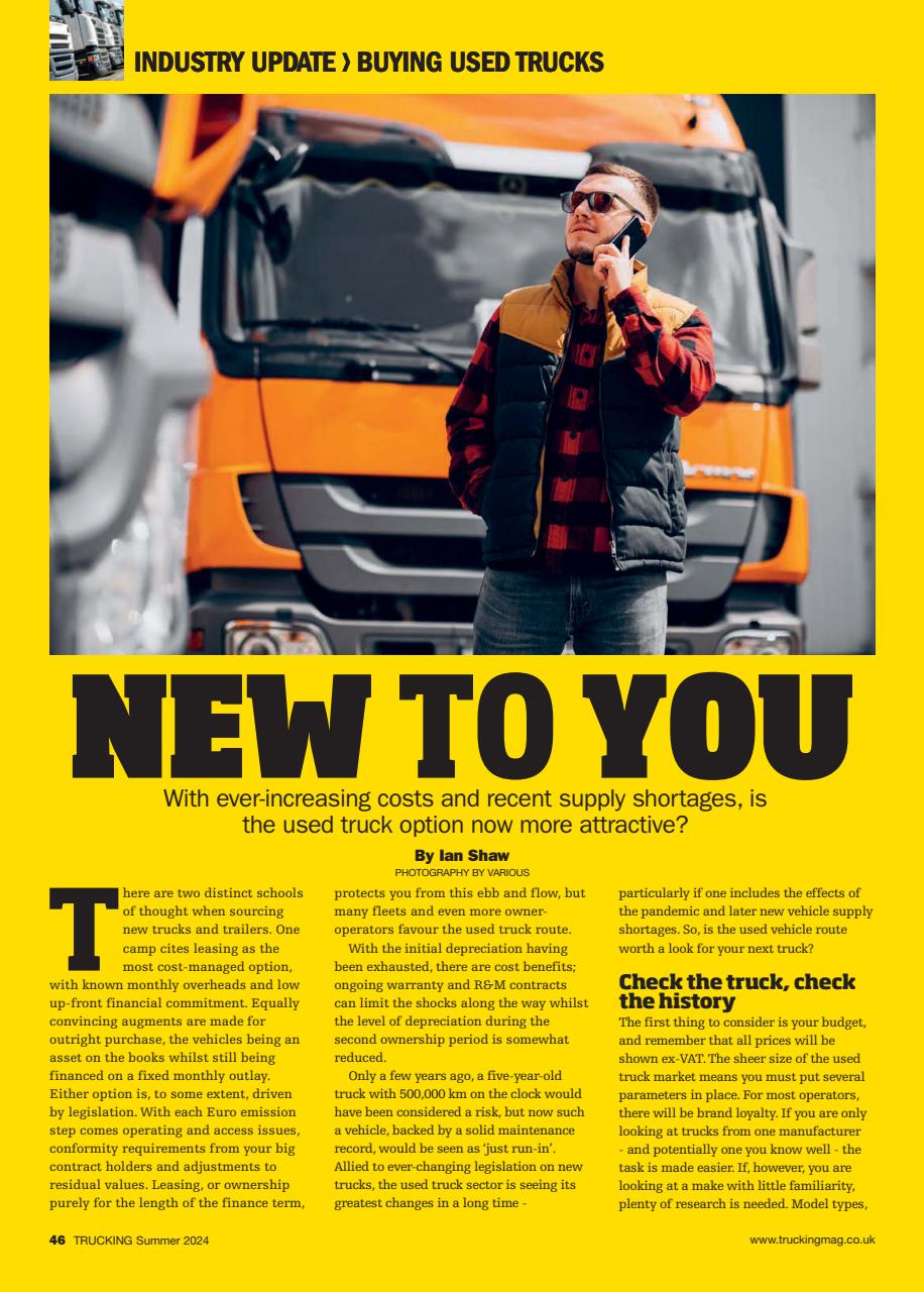Trucking Magazine Preview Pages
