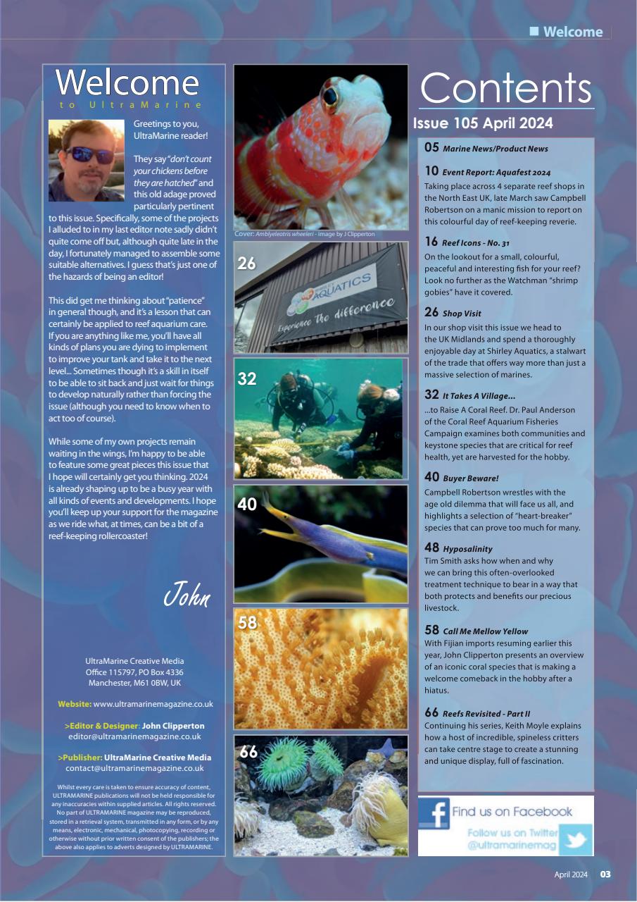 UltraMarine Magazine Preview Pages