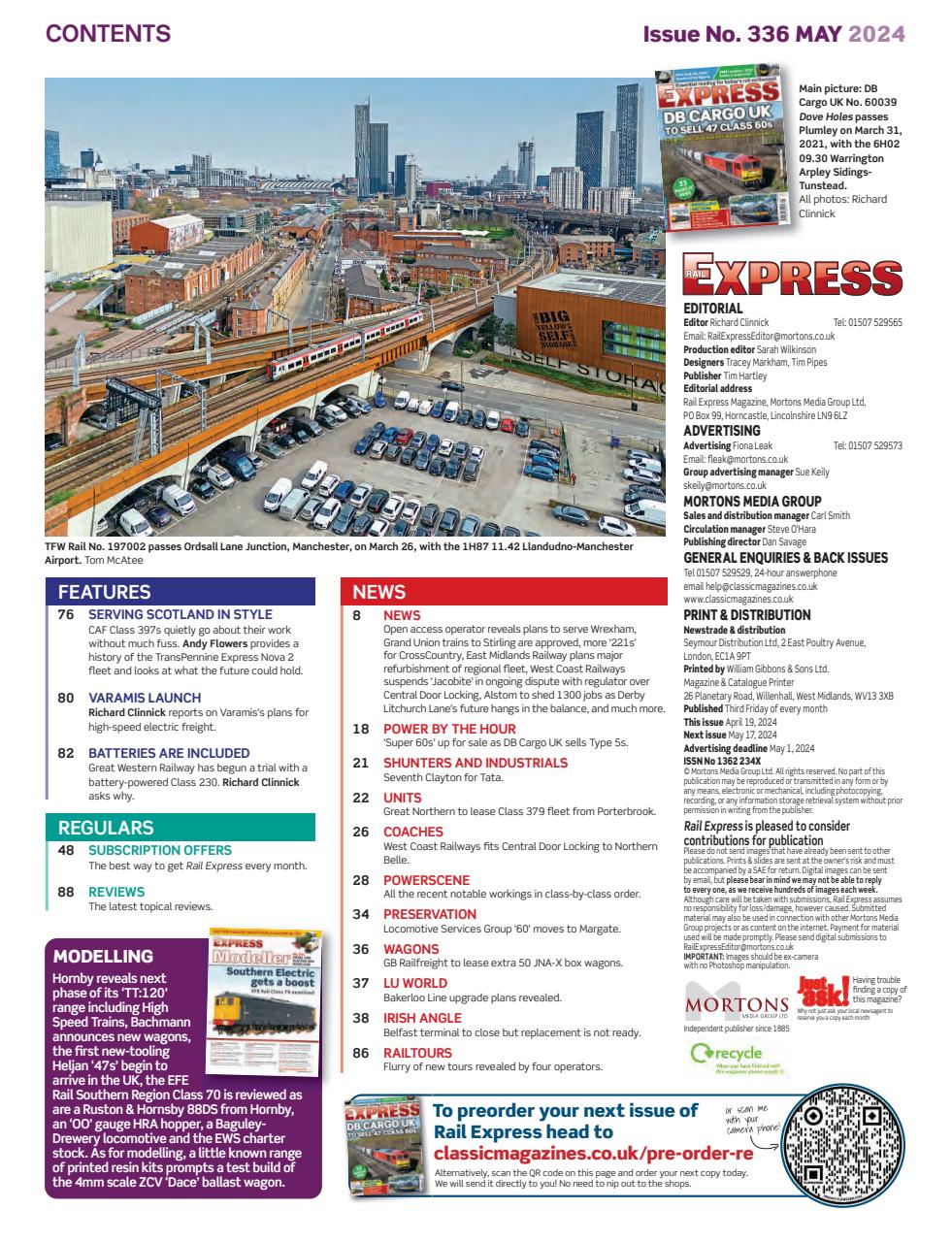 Rail Express Preview Pages