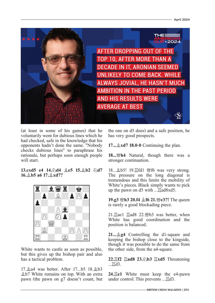 British Chess Magazine Preview Pages
