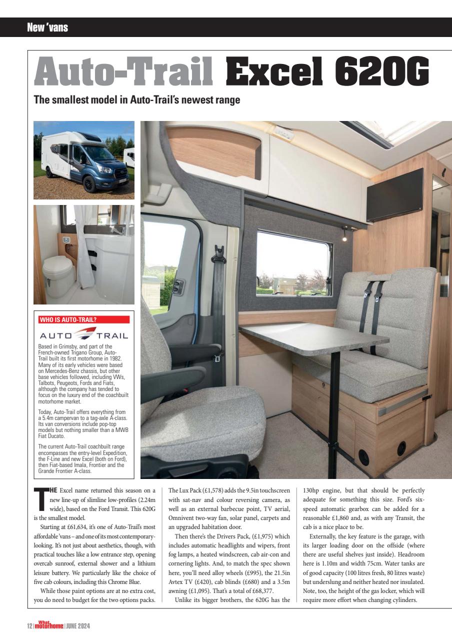 What Motorhome magazine Preview Pages