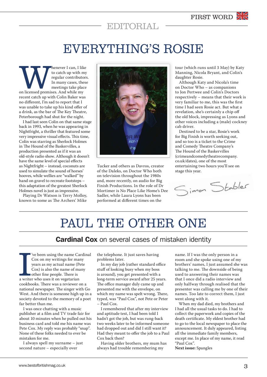 Best of British Preview Pages