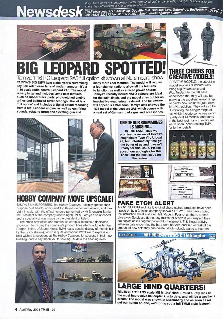 Tamiya Model Magazine Preview Pages