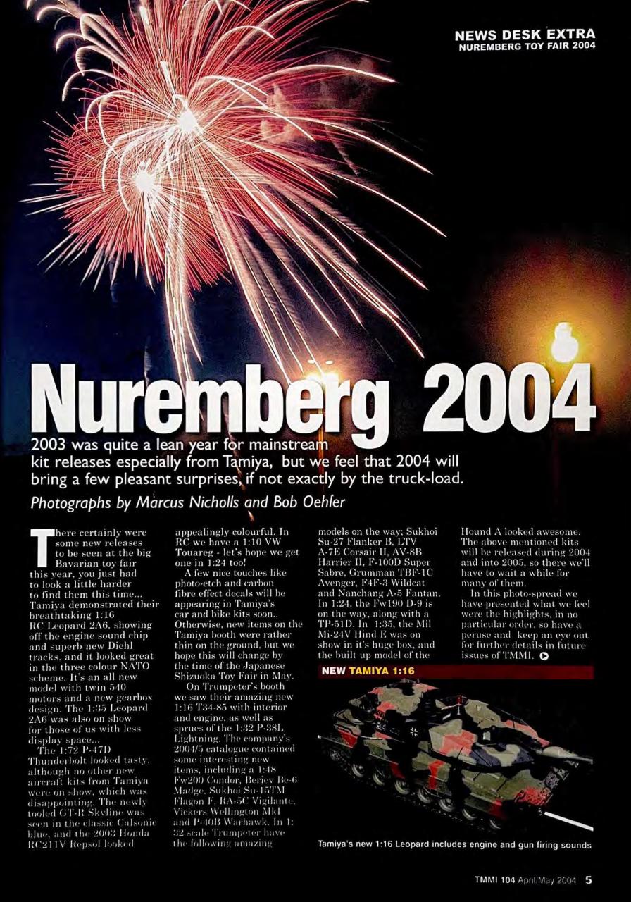 Tamiya Model Magazine Preview Pages