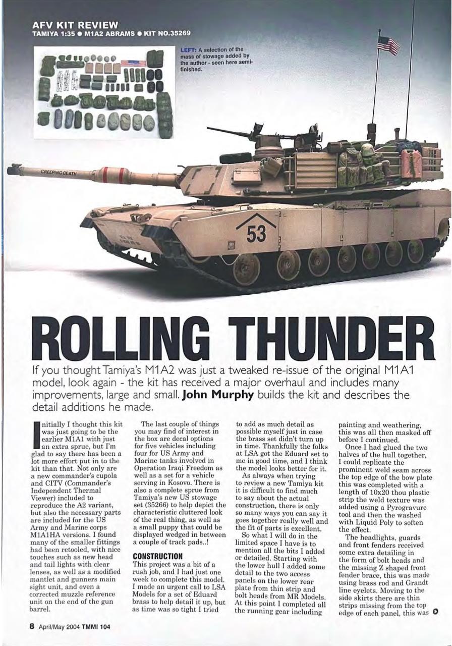 Tamiya Model Magazine Preview Pages