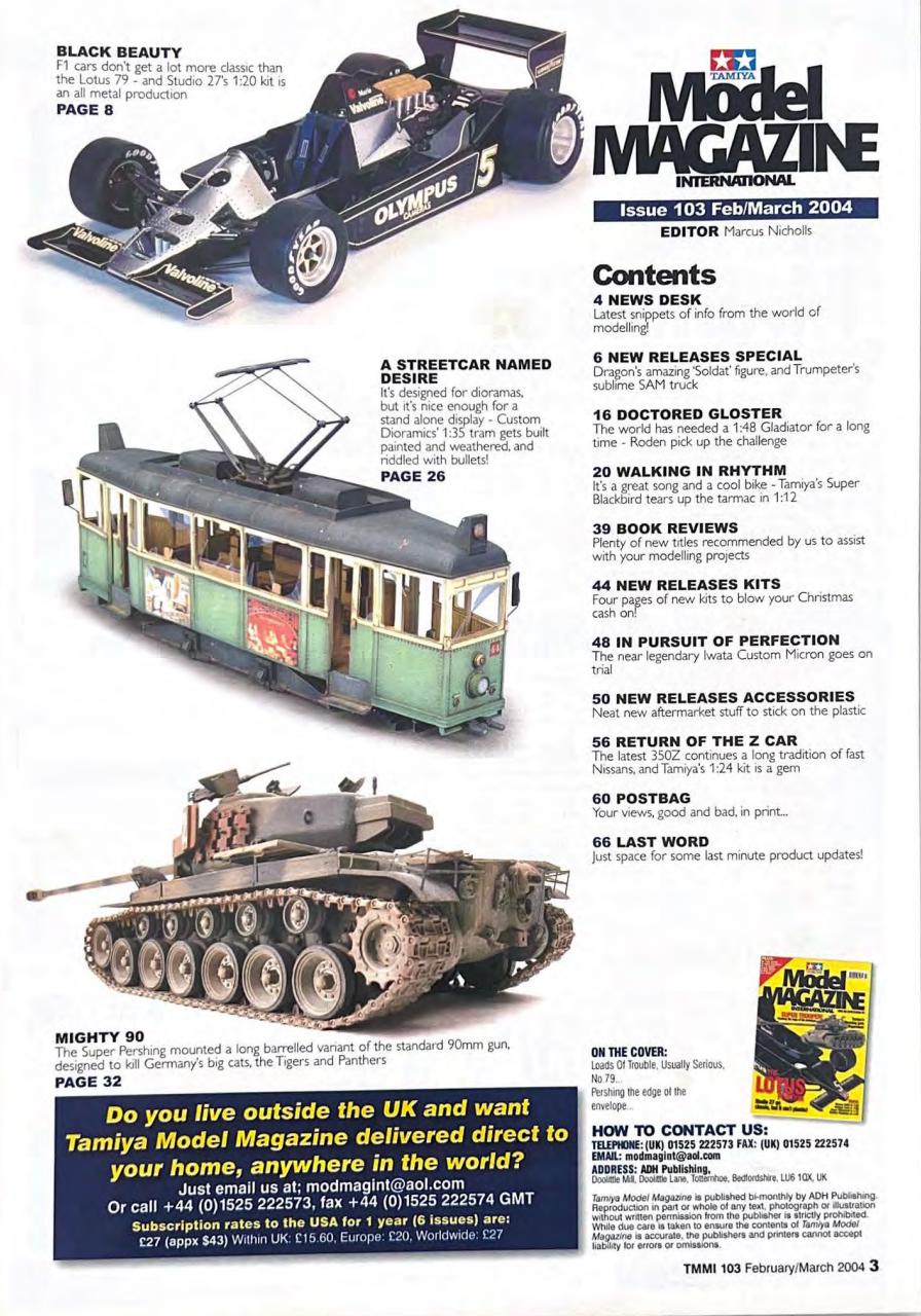 Tamiya Model Magazine Preview Pages
