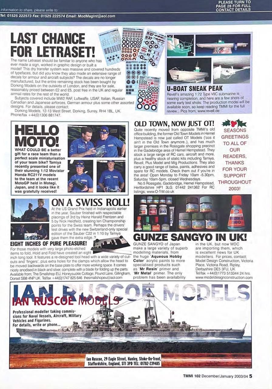 Tamiya Model Magazine Preview Pages