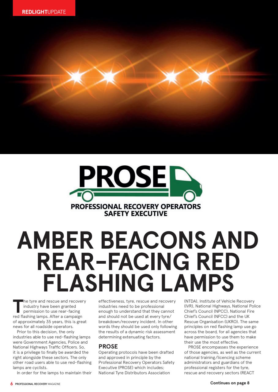 Professional Recovery Magazine Preview Pages