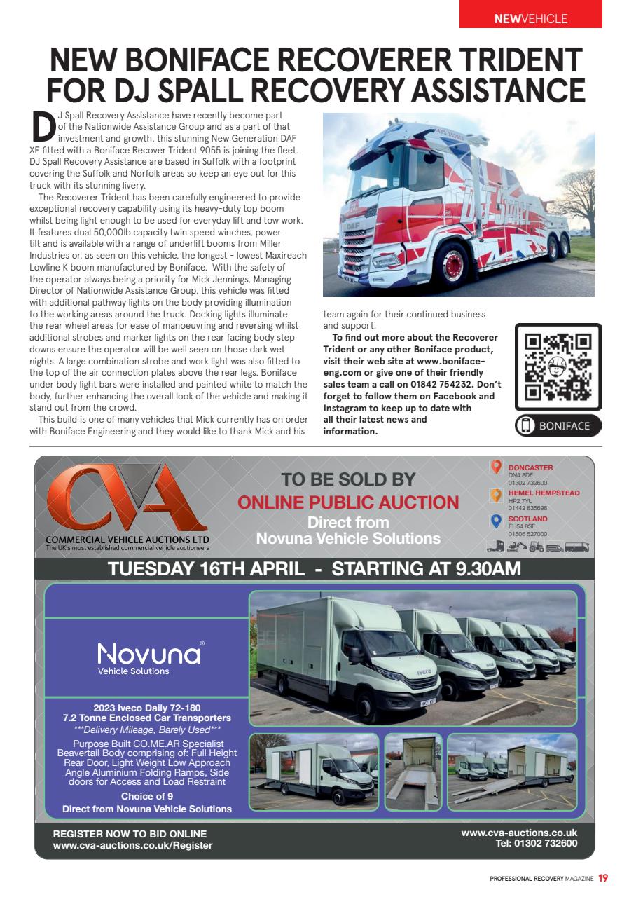 Professional Recovery Magazine Preview Pages