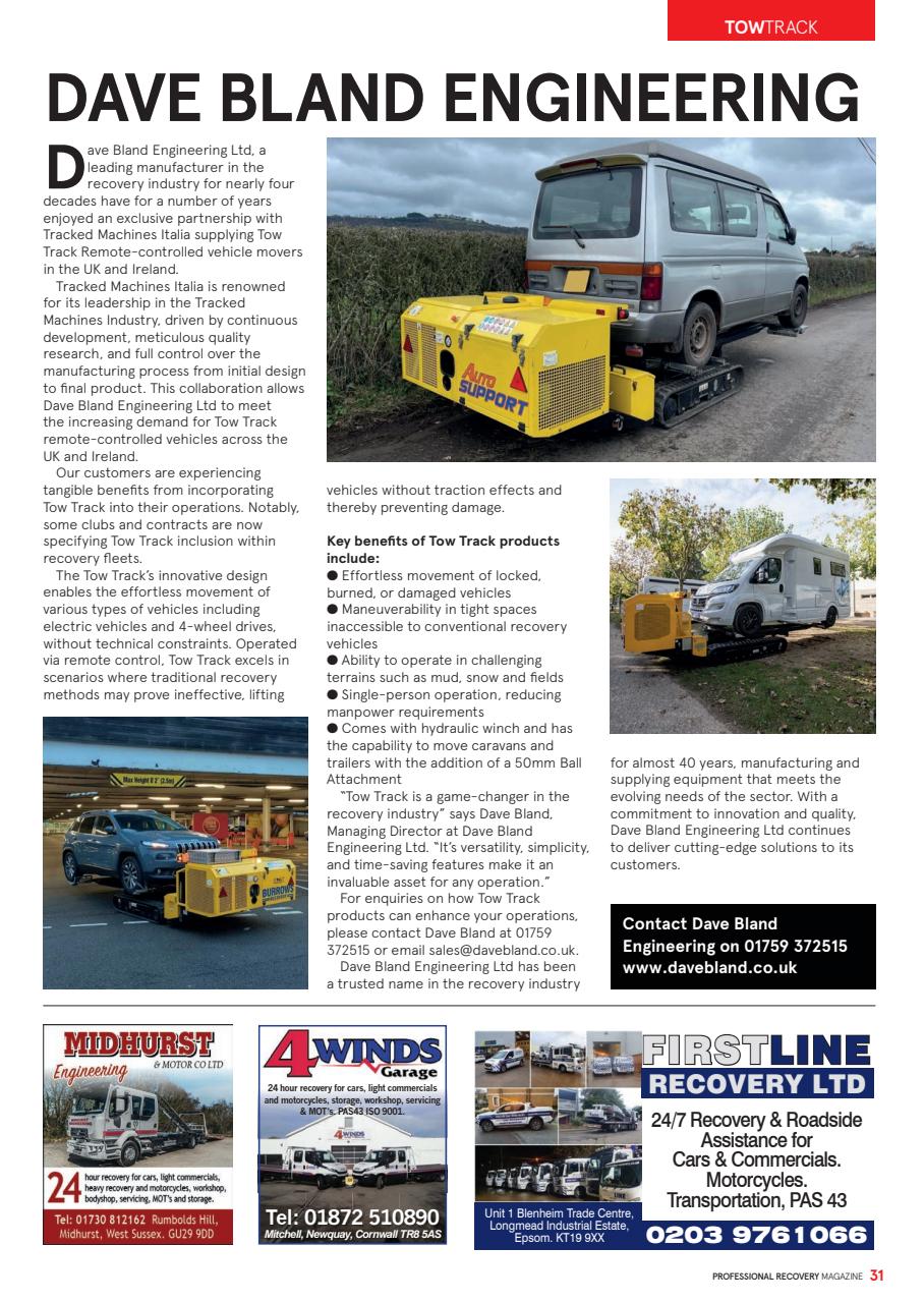 Professional Recovery Magazine Preview Pages