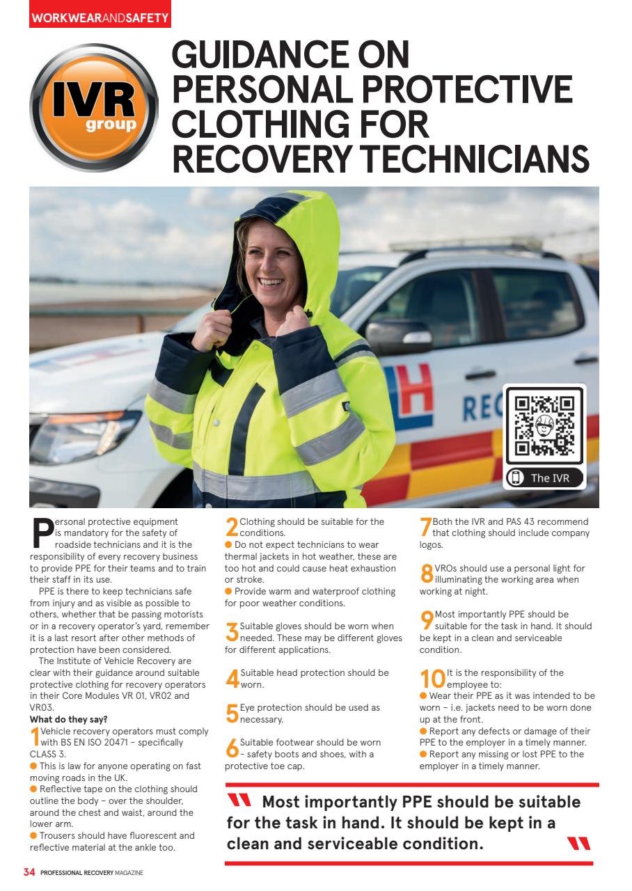 Professional Recovery Magazine Preview Pages