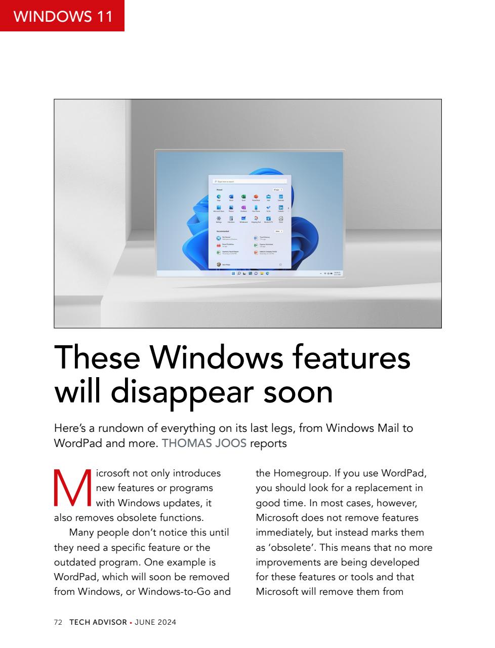 Tech Advisor Preview Pages