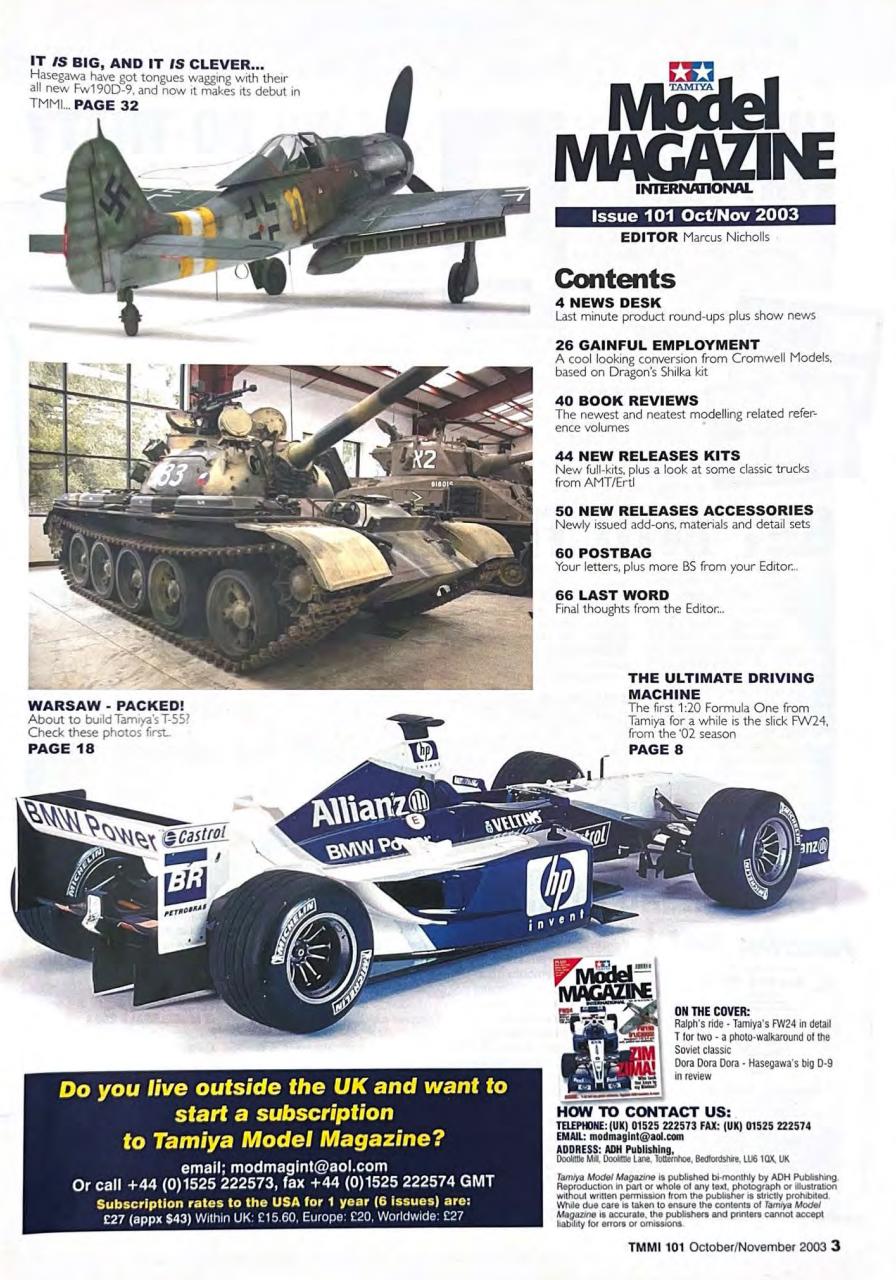 Tamiya Model Magazine Preview Pages