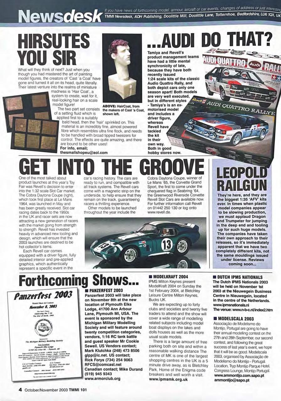 Tamiya Model Magazine Preview Pages