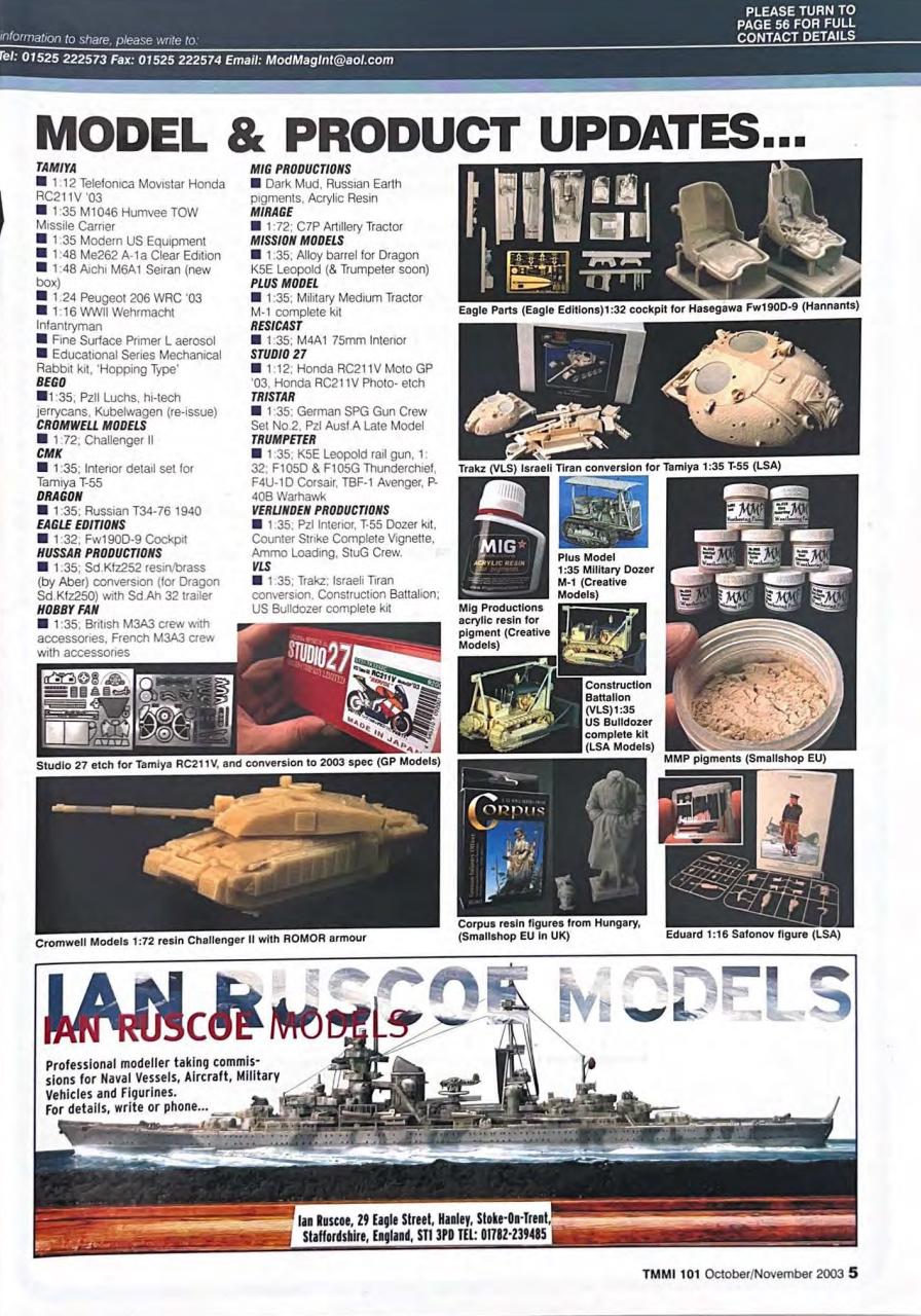 Tamiya Model Magazine Preview Pages