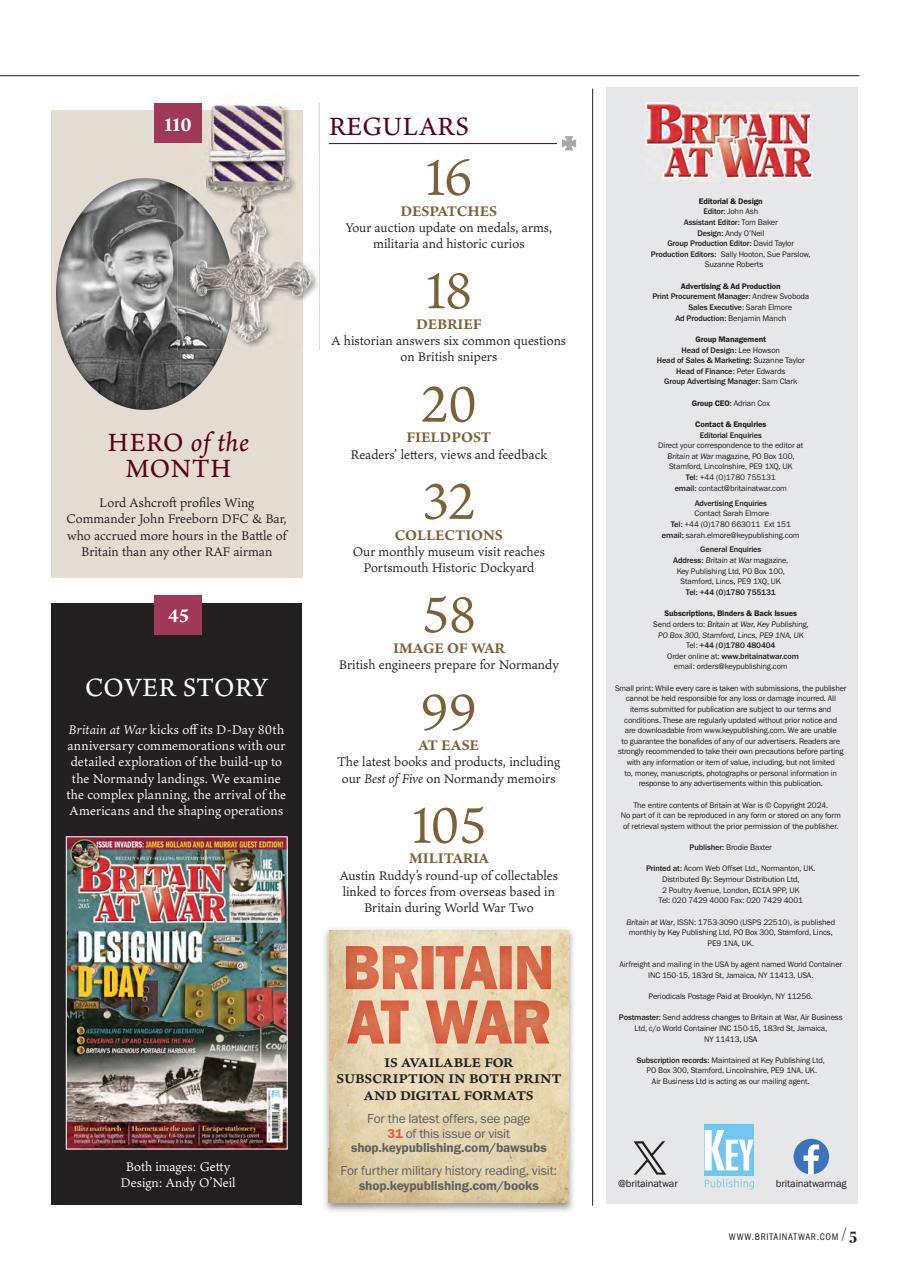 Britain at War Magazine Preview Pages