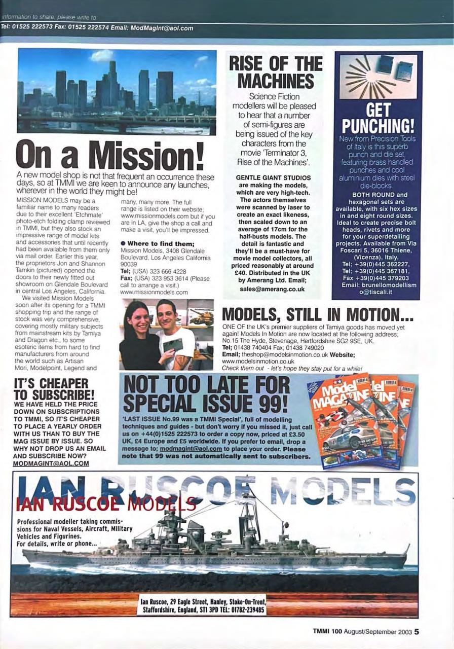 Tamiya Model Magazine Preview Pages