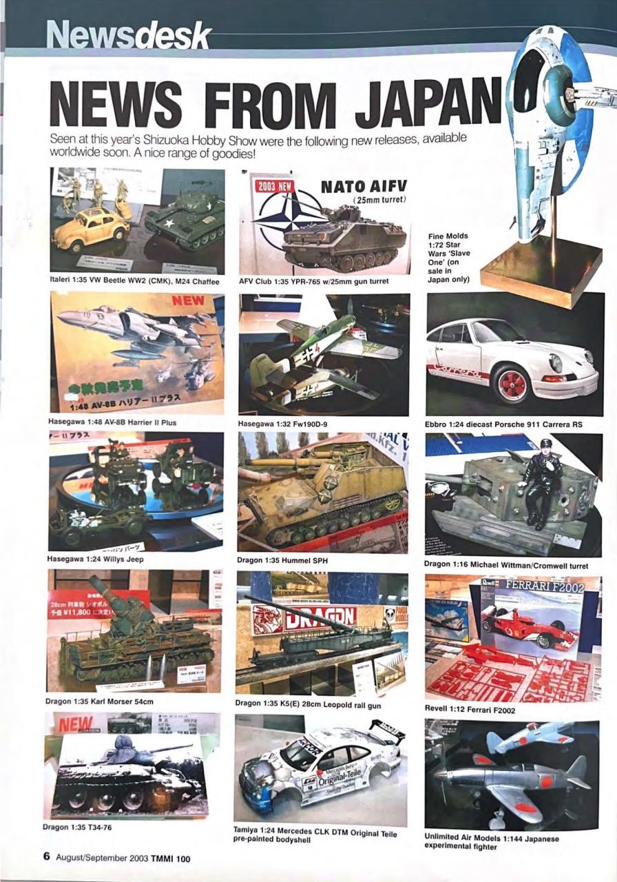 Tamiya Model Magazine Preview Pages