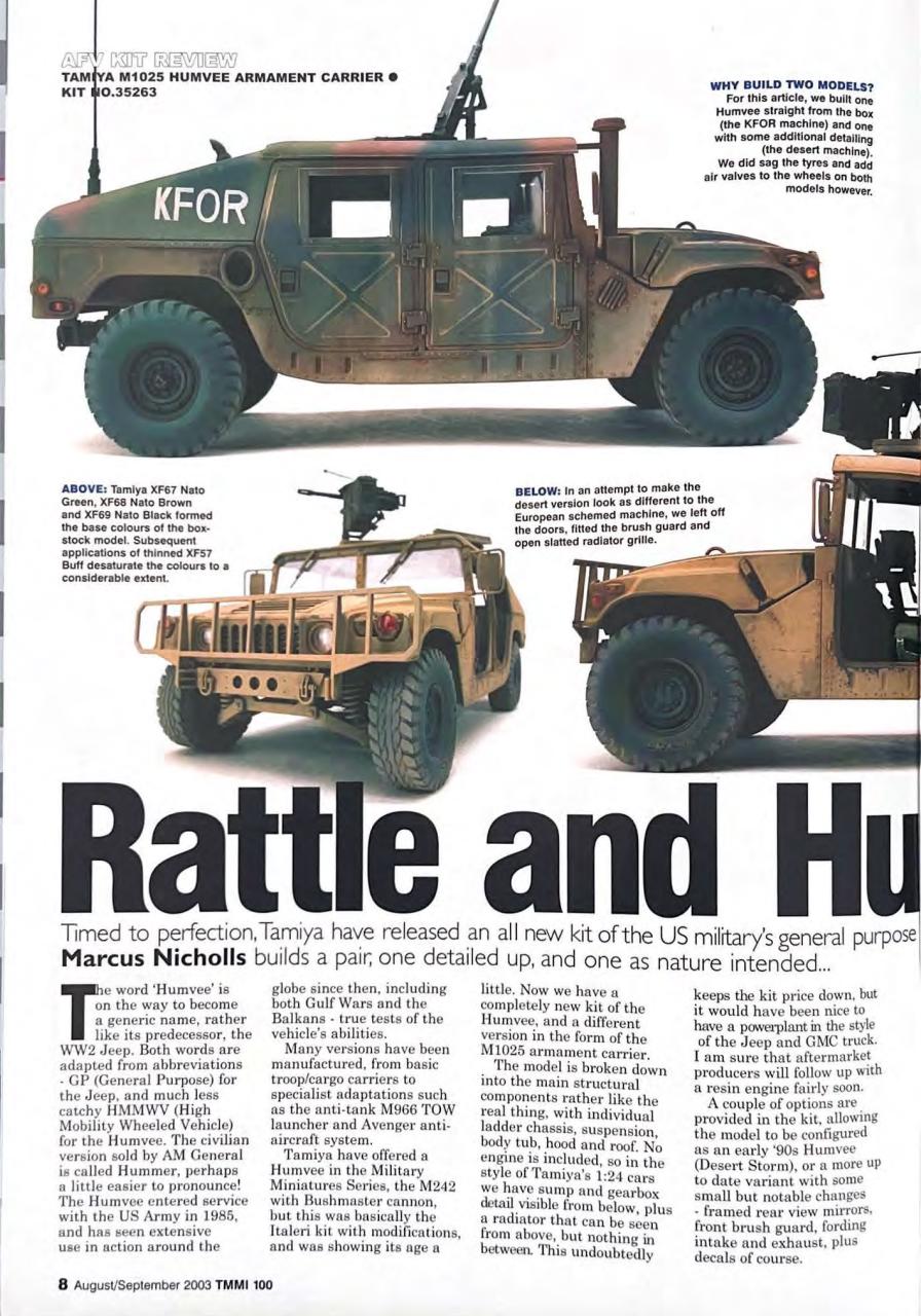 Tamiya Model Magazine Preview Pages