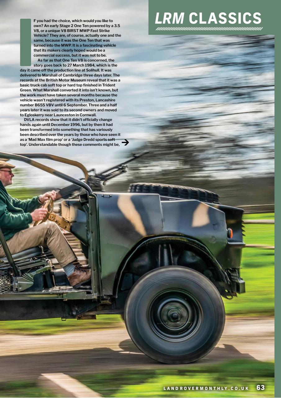 Land Rover Monthly Preview Pages