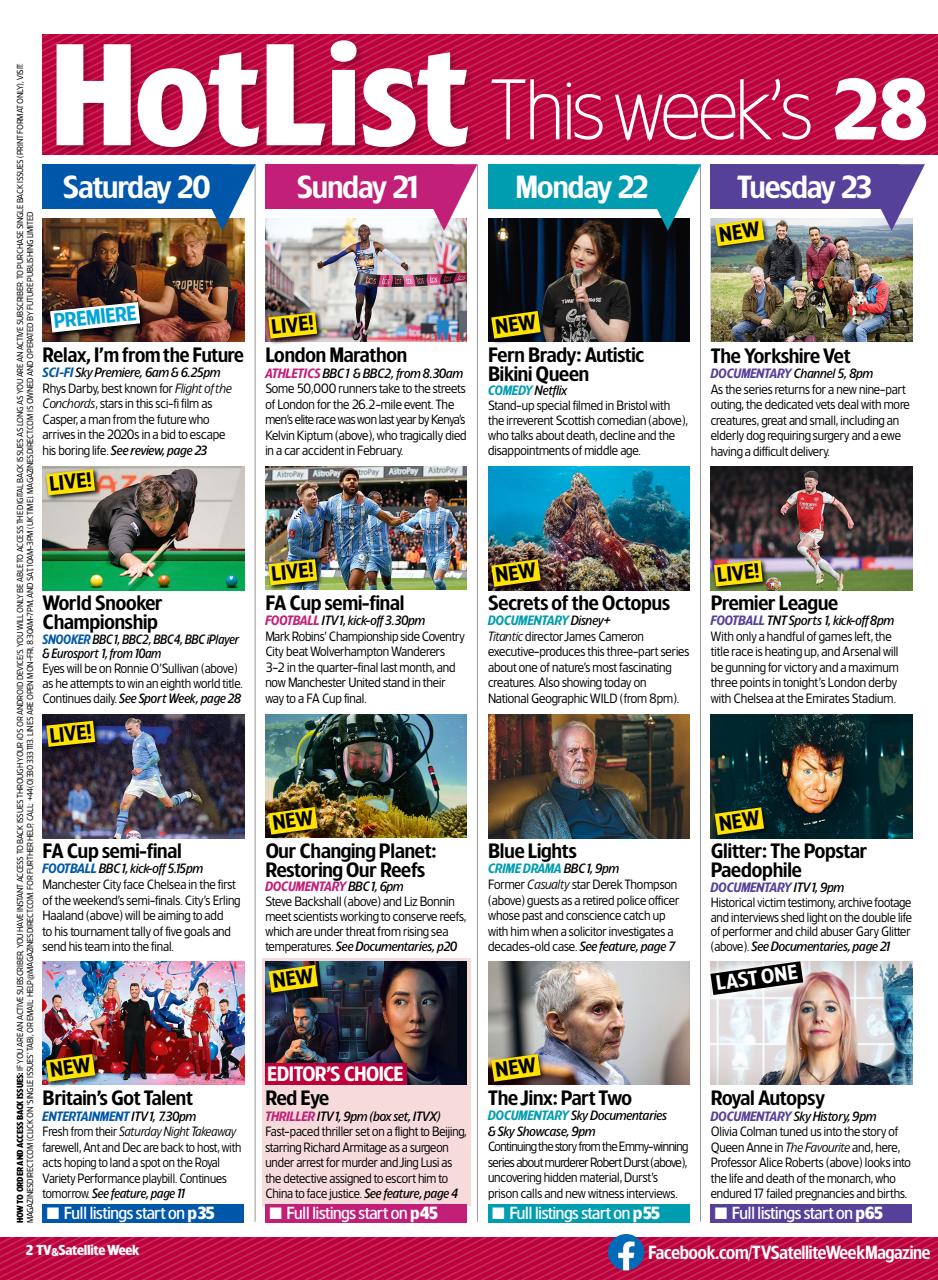 TV & Satellite Week Preview Pages