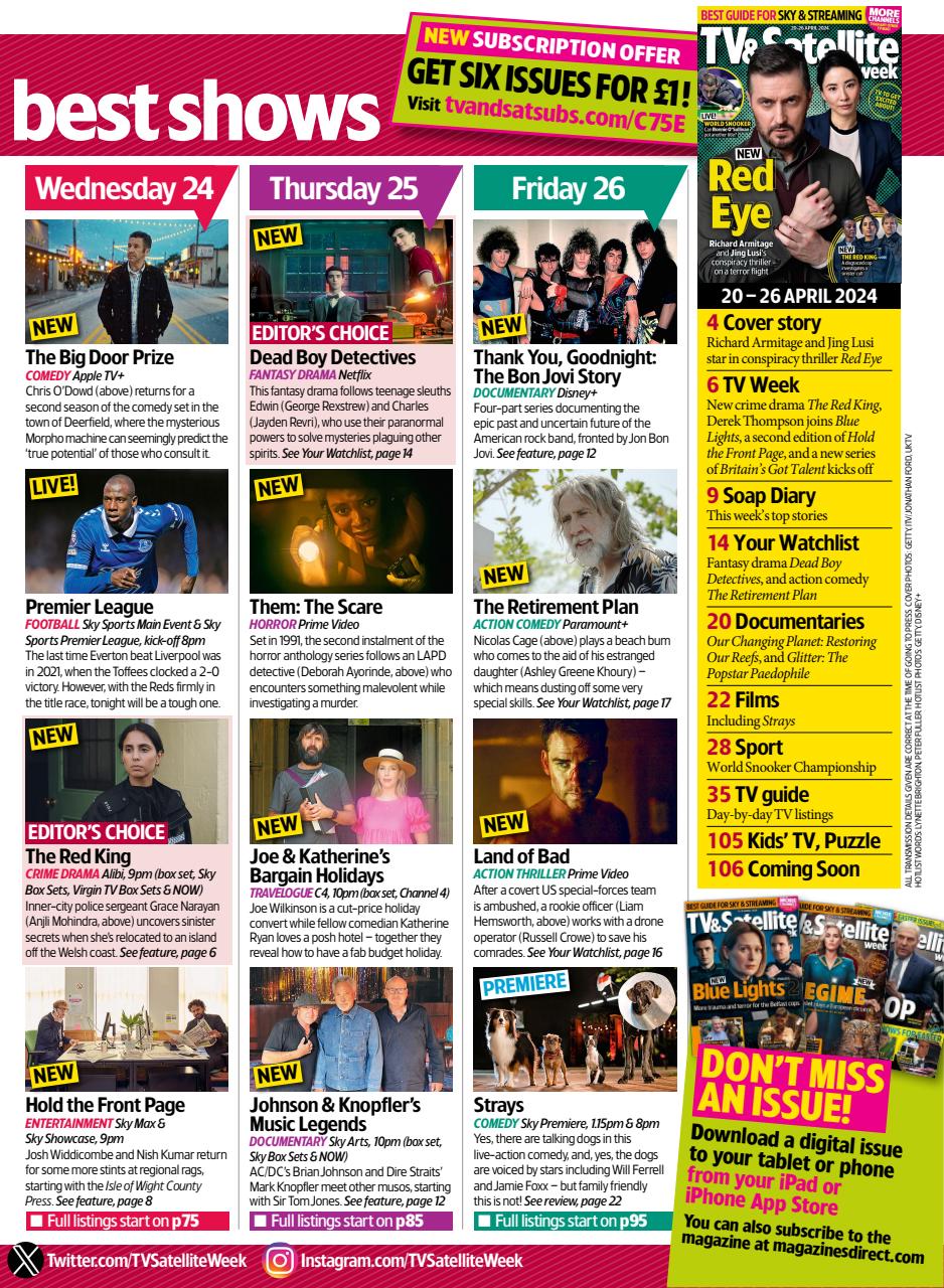 TV & Satellite Week Preview Pages