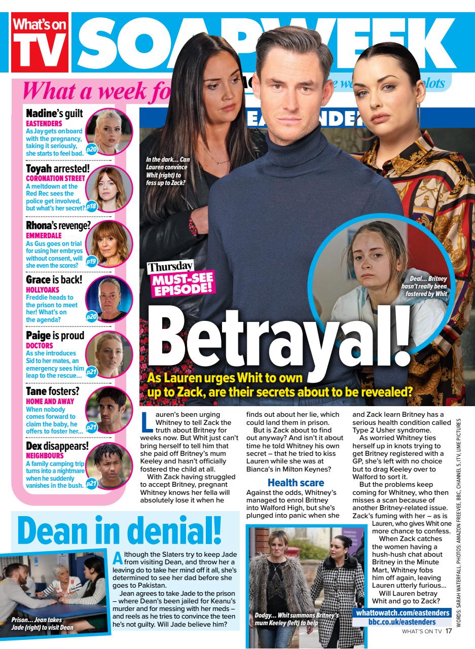 What's on TV Preview Pages