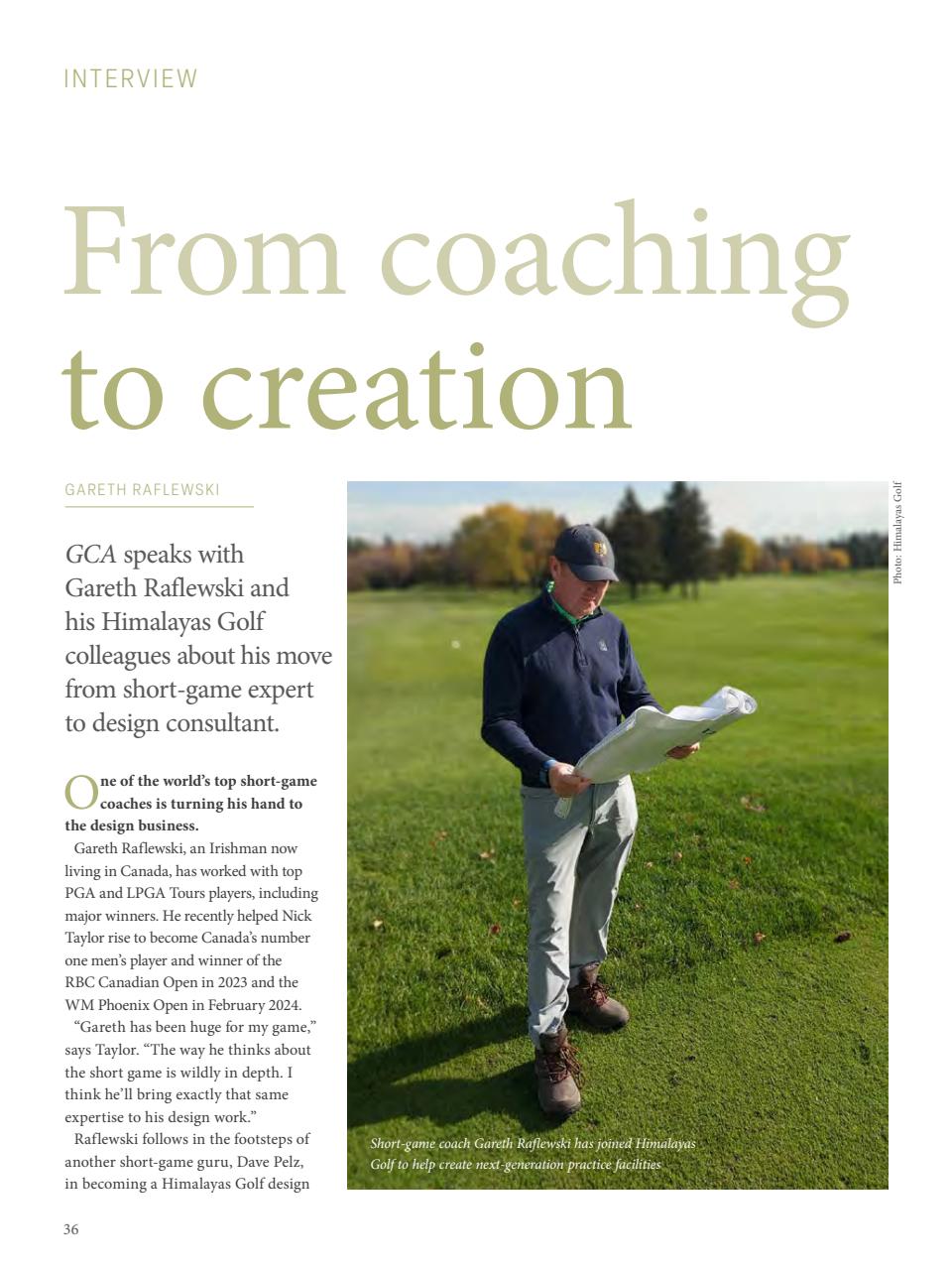 Golf Course Architecture Preview Pages