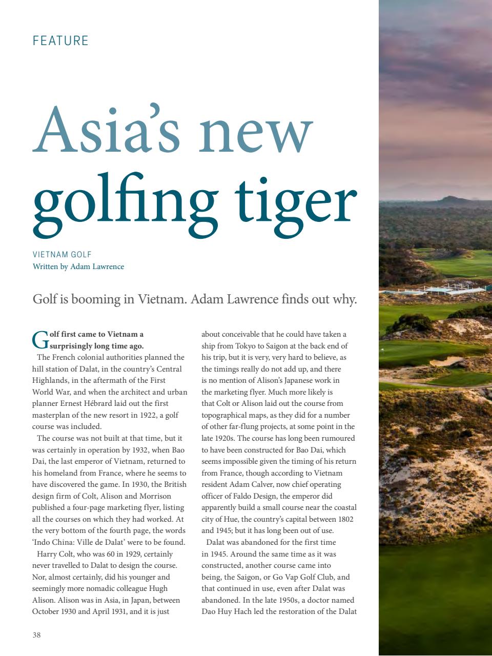 Golf Course Architecture Preview Pages