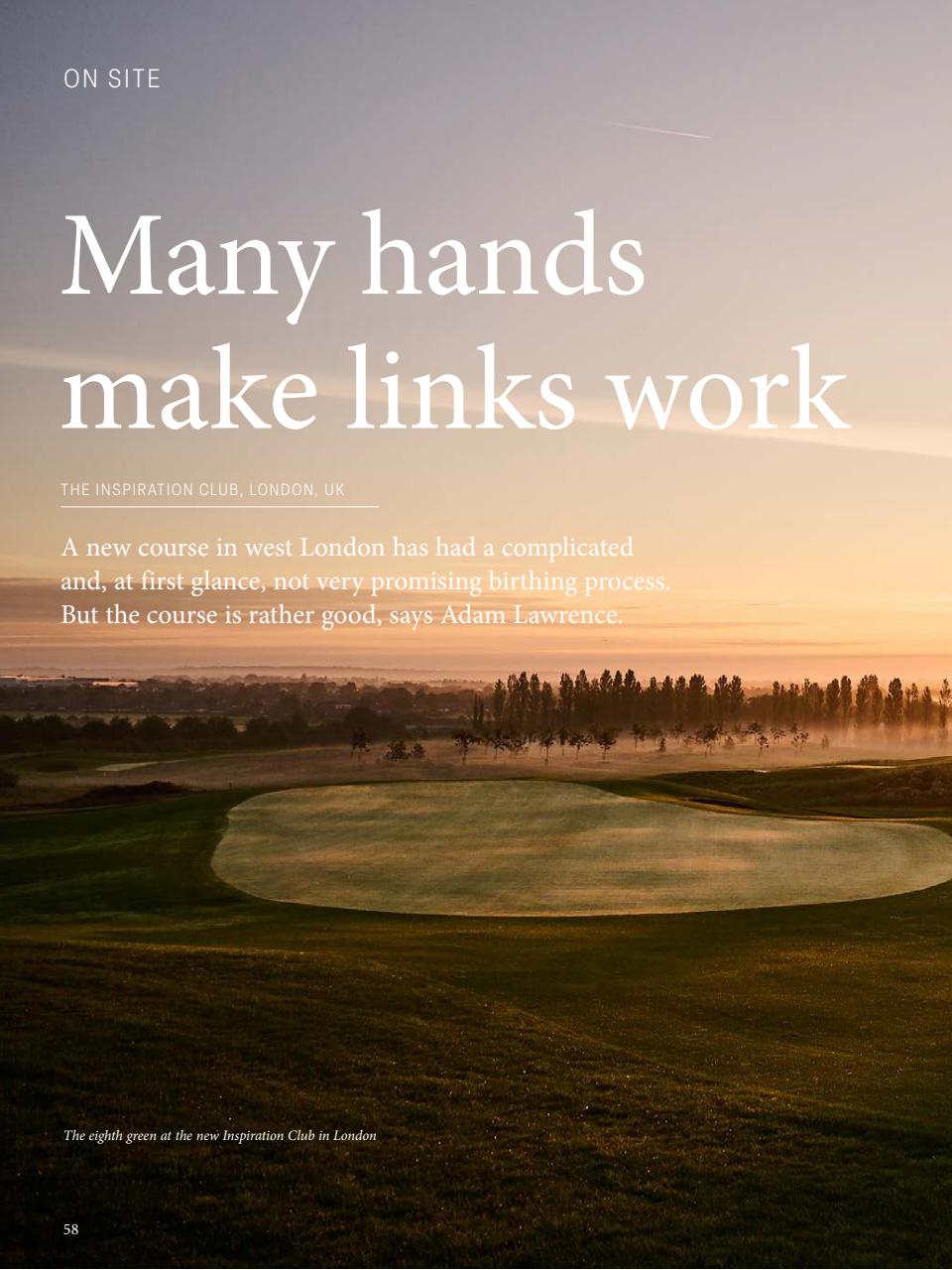 Golf Course Architecture Preview Pages