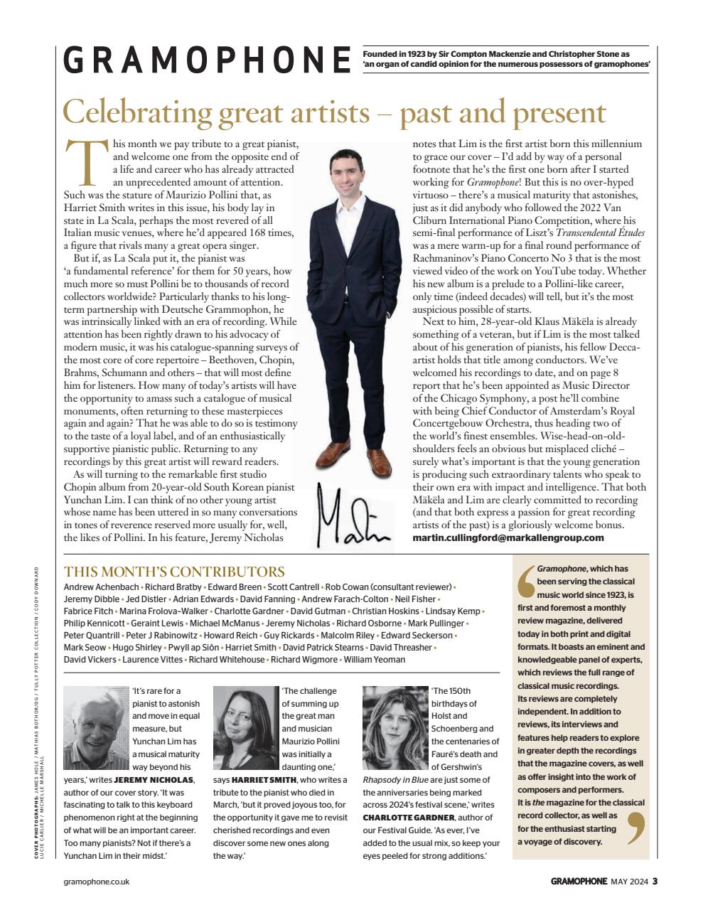 Gramophone Preview Pages