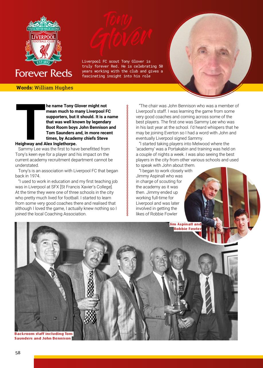 Liverpool FC Programmes Preview Pages
