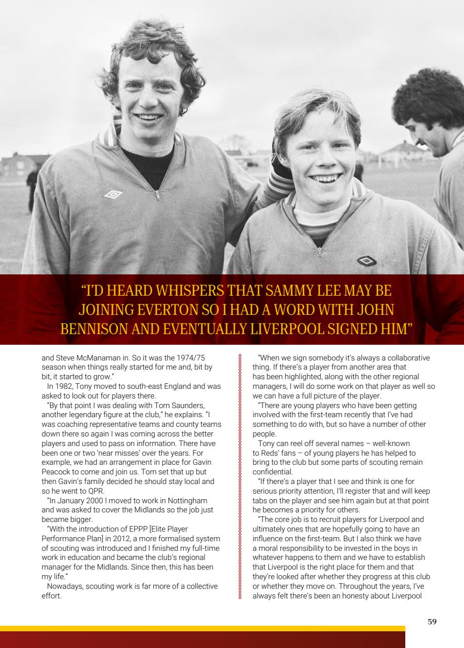 Liverpool FC Programmes Preview Pages