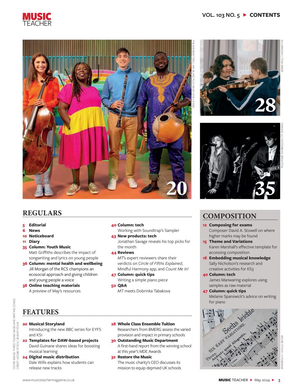 Music Teacher Preview Pages