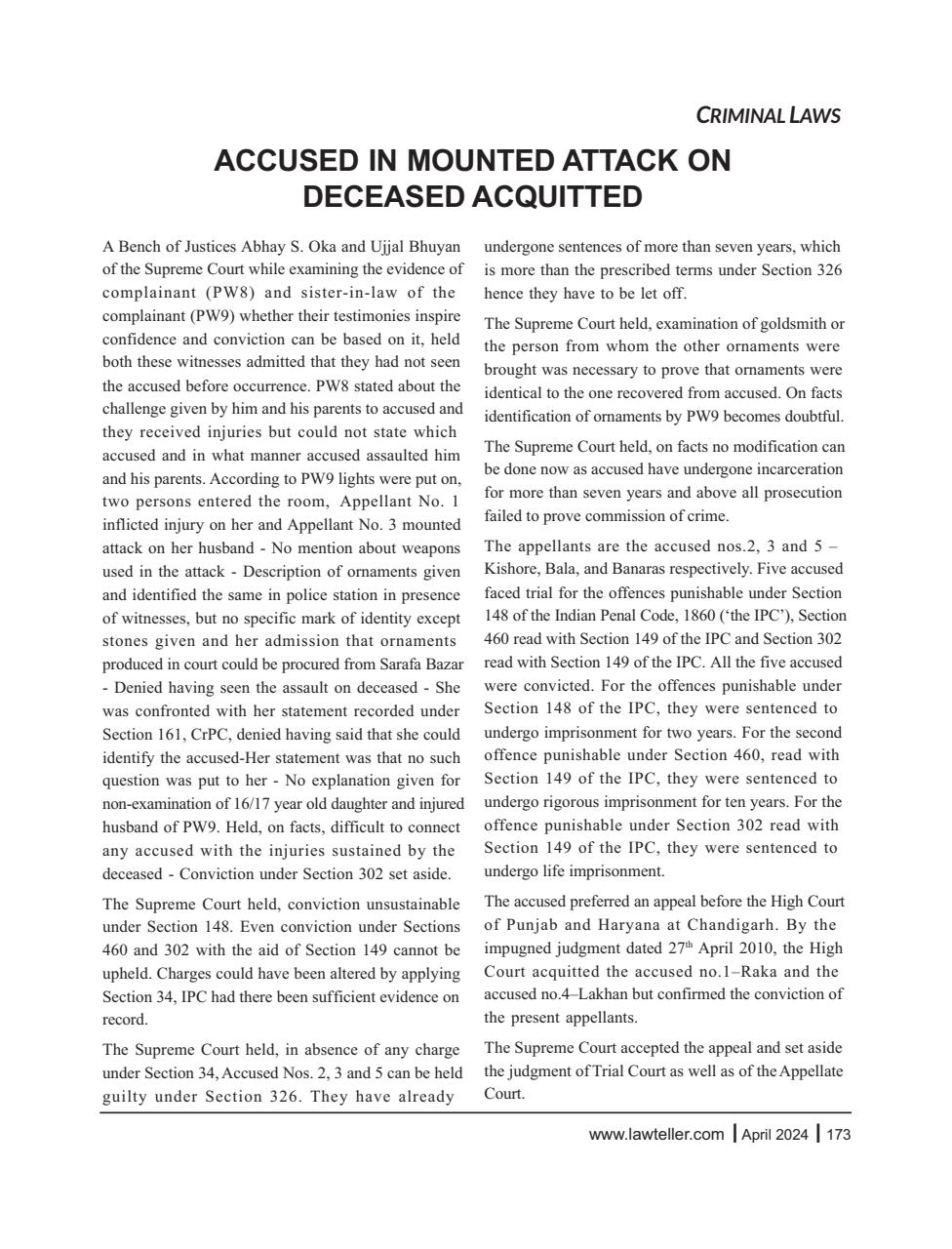 Lawteller – A Legal Awareness Magazine Preview Pages
