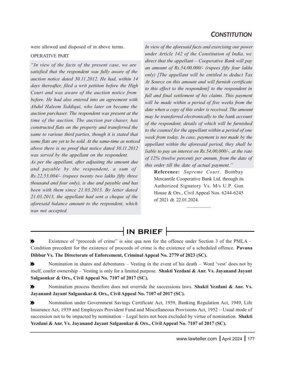 Lawteller – A Legal Awareness Magazine Preview Pages