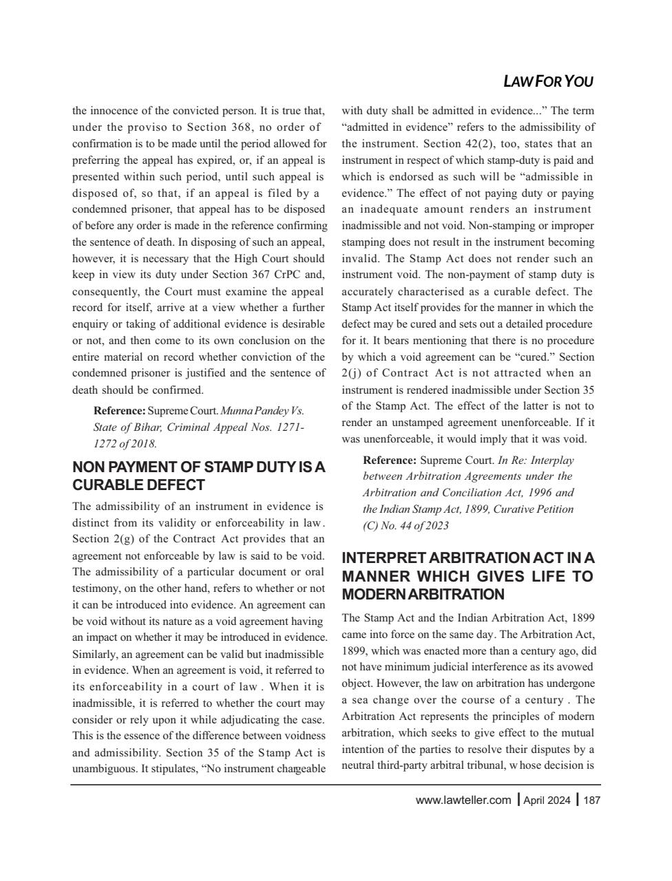 Lawteller – A Legal Awareness Magazine Preview Pages