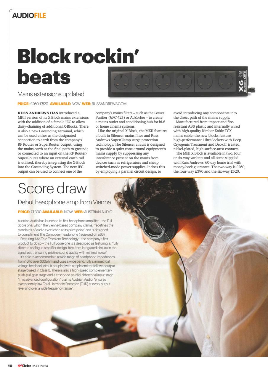 Hi-Fi Choice Preview Pages