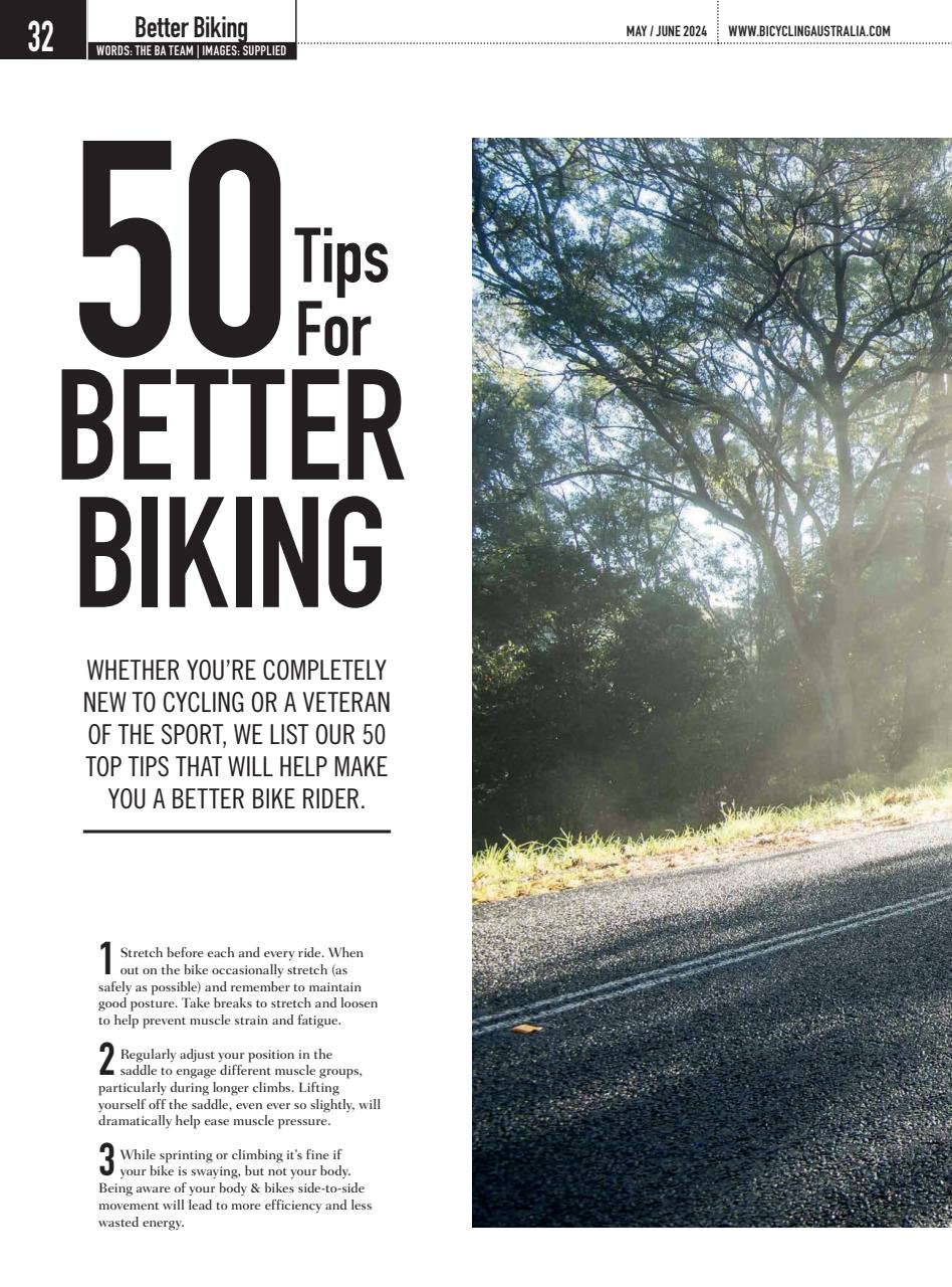 Bicycling Australia Preview Pages
