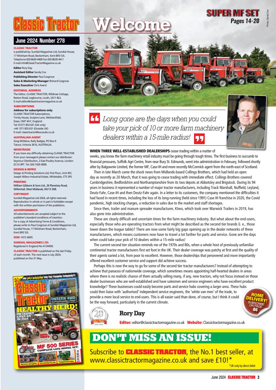 Classic Tractor Preview Pages