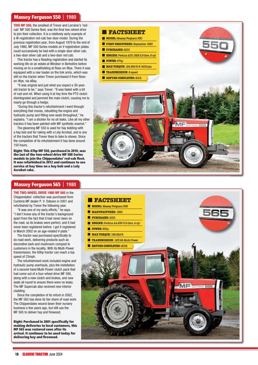 Classic Tractor Preview Pages